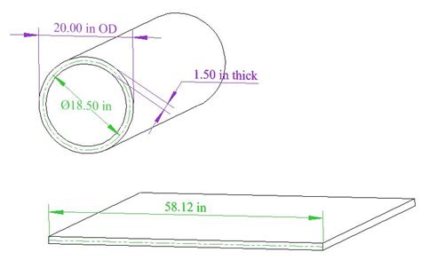 sheet metal cylinder forming|flat length of a cylinder.